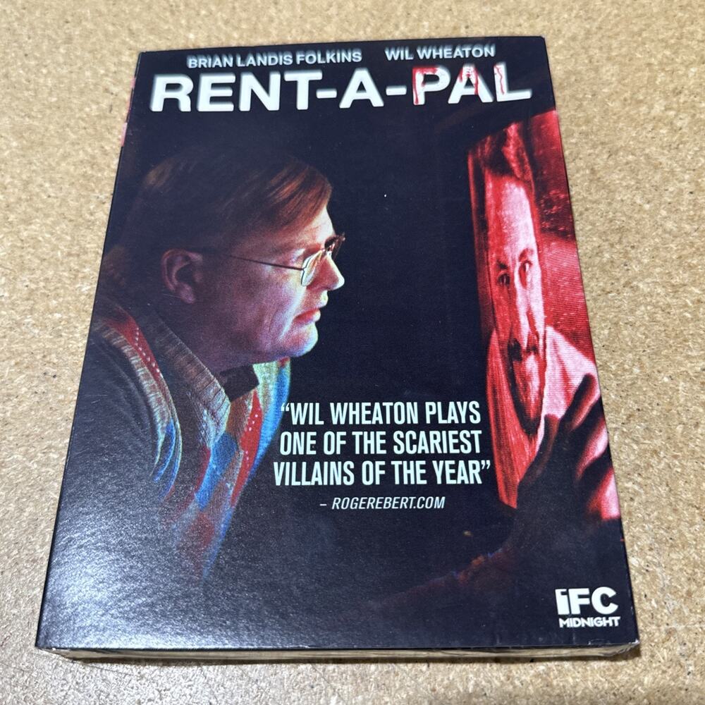 DVD Rent-A-Pal - Brian Landis Folkins Wil Wheaton - NEW, Sealed